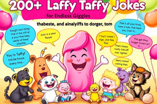 200+ Laffy Taffy Jokes for Endless Giggles and Family Fun Time