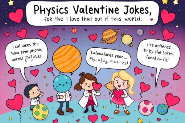 200+ Physics Valentine Jokes for a Love that’s Out of This World
