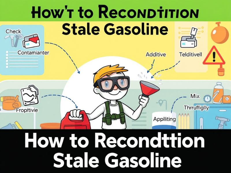 How to Recondition Stale Gasoline