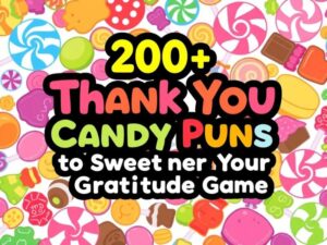 200+ Thank You Candy Puns to Sweeten Your Gratitude Game