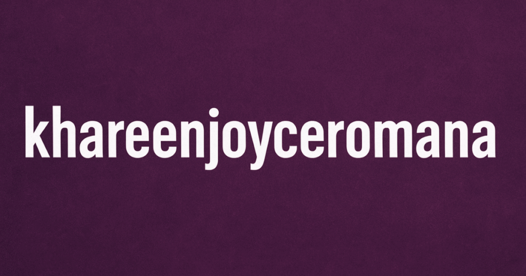 khareenjoyceromana